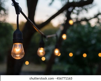 Vintage Outdoor String Lights