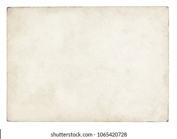 Vintage paper background isolated - (clipping path included)
