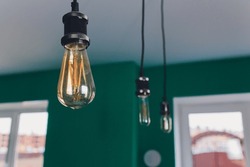 Ampoule Vintage Lumière Intérieure éteinte Pendant La Journée