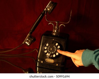 Vintage Phone - Dialing A Number