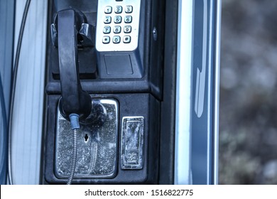 Vintage Phone Found Up In The Mountains. Old Technology Comes To Rescue When The Newer Ones Fail. Found High Up In The Mountains Where Cell Phone Reception Was At Minimum.