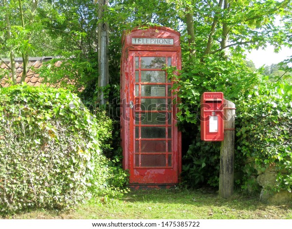 Vintage Phonebox Post Box Stock Photo Edit Now