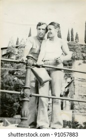 Vintage Photo Of Couple (early Seventies)