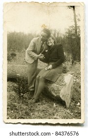 Vintage Photo Of Couple (forties)