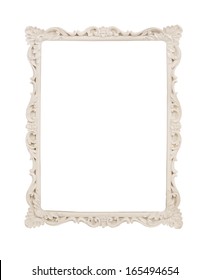 Vintage Photo Frame Isolate On White