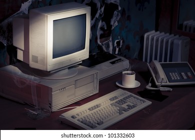 Vintage Photo Of Obsolete Technology