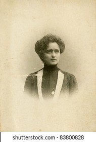 Vintage Photo Of Woman Circa 1910