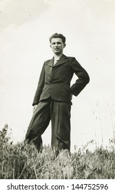 Vintage Photo Of Young Man (forties)