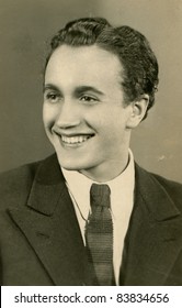 Vintage Photo Of Young Man (forties)