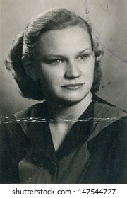 Vintage Photo Of Young Woman, Forties