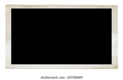 vintage photograph isolated on white background with clipping path - Shutterstock ID 247200409