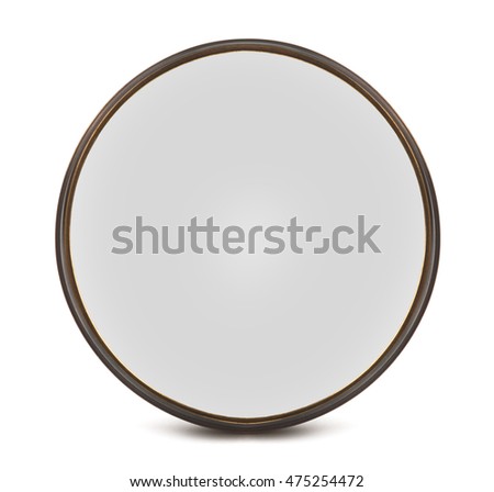 Vintage photographic filter isolated on white background