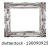 silver frame isolated