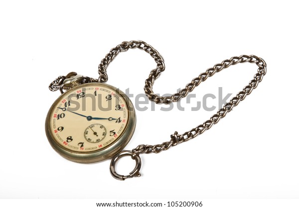 gold pocket watch with chain