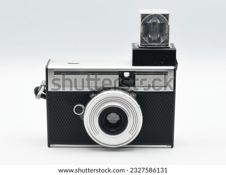 vintage point and shoot flash camera