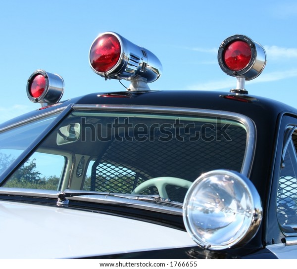 Vintage Police Car Sirens Stock Photo 1766655 | Shutterstock