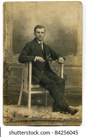 Vintage Portrait Of Man (1917)