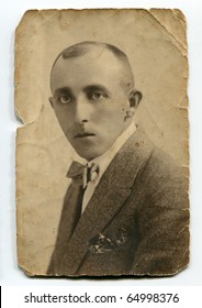 Vintage Portrait Of Man