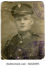 Vintage Portrait Of A Soldier