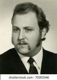 Vintage Portrait Of Young Man