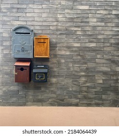 Vintage Post Box Hanging On The Wall