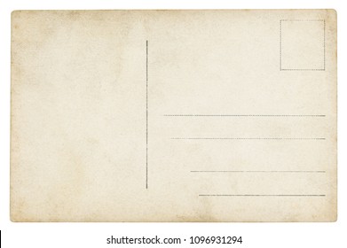 Vintage Postcard - isolated (clipping path included)
