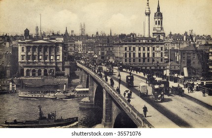 Vintage Postcard Of London