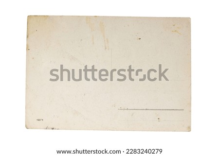 vintage postcard texture png isolated letter mail
