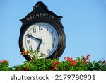 Vintage public clock in Kennewick Washington