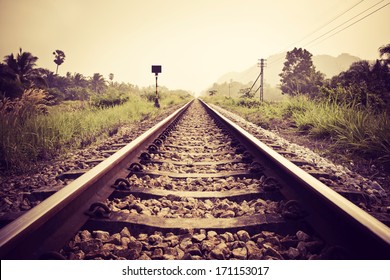 vintage railroad - Shutterstock ID 171153017