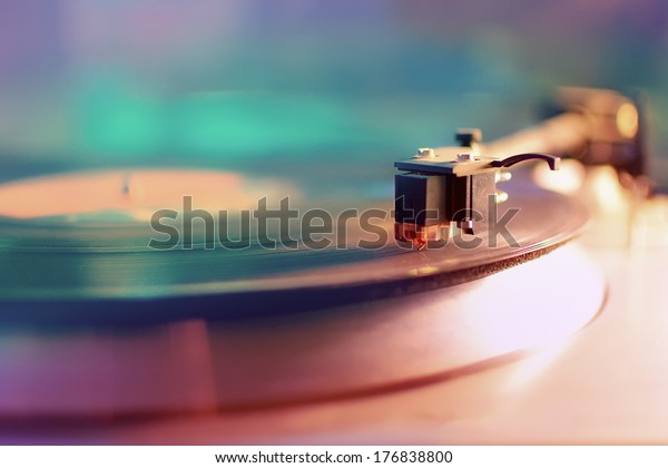 Vintage record\
player