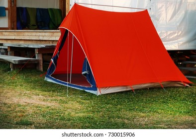 Vintage Red Tent