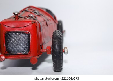 Vintage Red Toy Racing Car