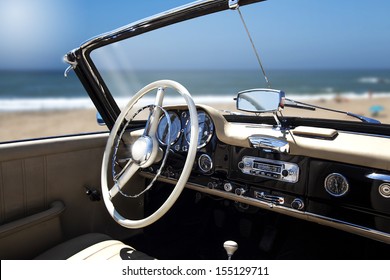 Vintage Retro Car Interior