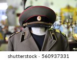 the vintage retro hat and dress of general soldier military after war