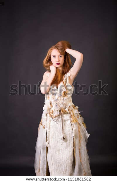 Vintage Retro Style Fashion Model On Stock Image Download Now