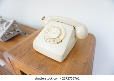 Vintage Rotary Phone From Mid Century