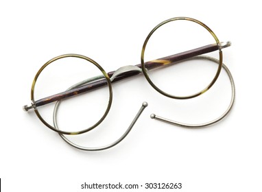 antique round eyeglasses