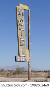 Vintage Route 66 Motel Sign From The 50s
