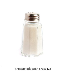 Vintage Salt Shaker On White Background