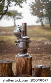 Vintage Samovar For Making Tea, Traditional Kettle