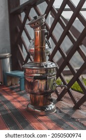 Vintage Samovar For Making Tea, Traditional Kettle