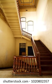 Vintage Scary Stairs In The Old House