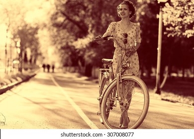 Vintage sepia portrait of a girl hipster concept - Powered by Shutterstock