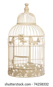 Vintage Shabby Chic Bird Cage Studio Cutout