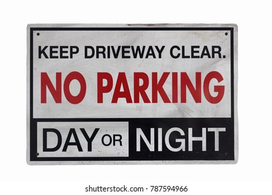 Vintage Sign Indicating No Parking Day Stock Photo 787594966 | Shutterstock