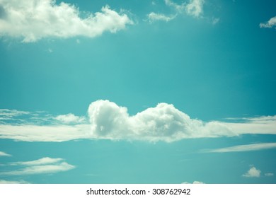 vintage sky with clouds - Shutterstock ID 308762942