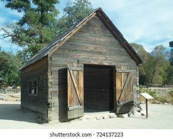 Vintage Sleeping Quarters For Workers In California Gold Country, Coloma, California.