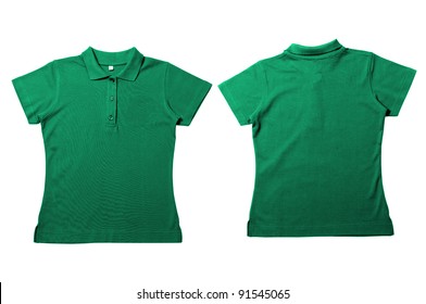 green polo shirts for ladies