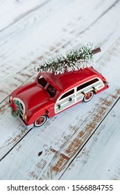 Vintage Station Wagon Christmas Tree Ornament